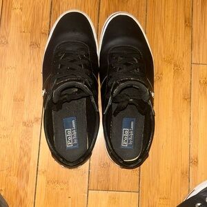 Leather polo boat shoes